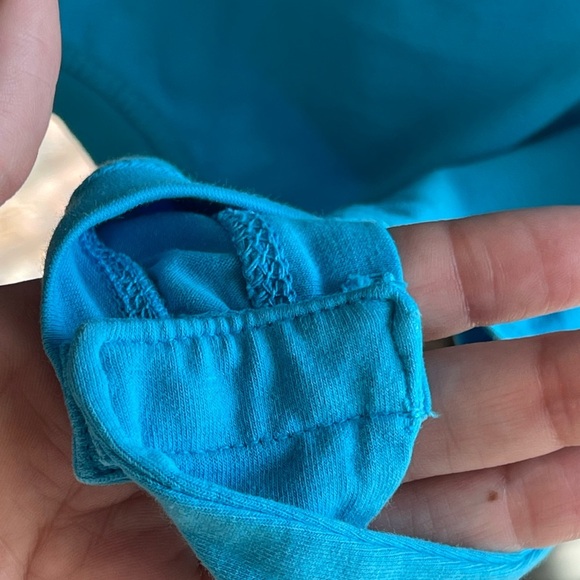 NWT COTTON CITIZEN Turquoise Lapis Blue Brisbane Tank Bodysuit 100% Cotton - Picture 5 of 6